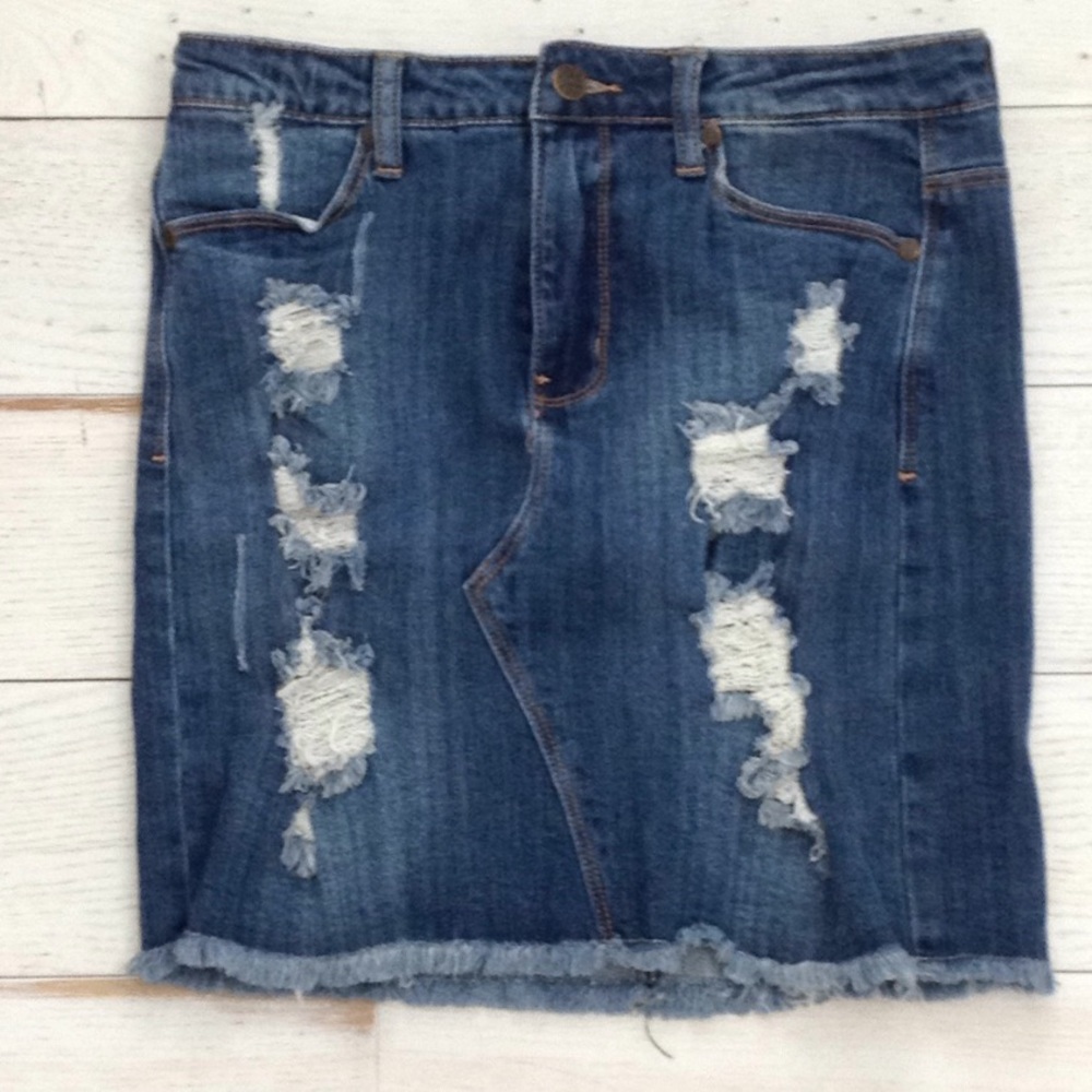 Denim skirt